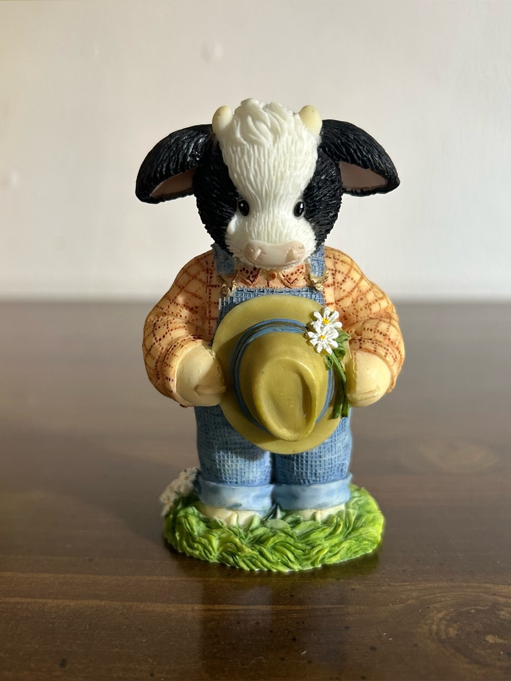 Mary’s Moo Moos Un-Bull-leavable Sadness Chip the Cowboy Cow Figurine Enesco